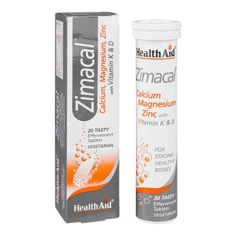 Health Aid Zimacal Tablets, 20-Pack