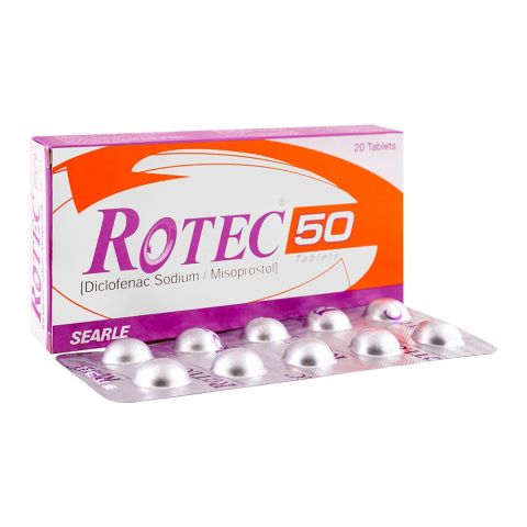 Searle Rotec Tablet, 50mg, 1-Strip