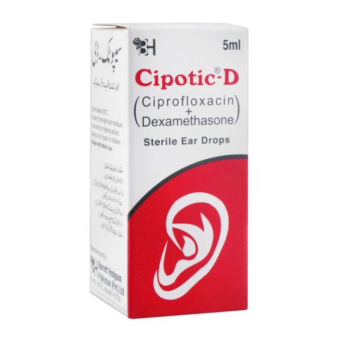 Barrett Hodgson Cipotic-D Ear Drops, 5ml