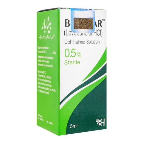 Barrett Hodgson Betabar Eye Drop, 0.5% Sterile, 5ml