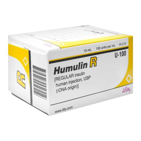 Eli Lilly Humulin R, 10ml