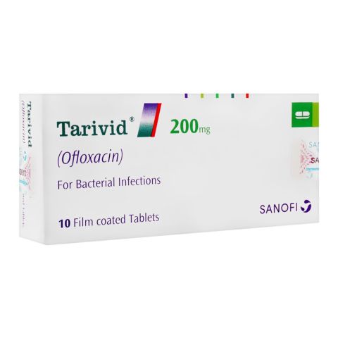 Sanofi-Aventis Tarivid Tablet, 200mg, 10-Pack