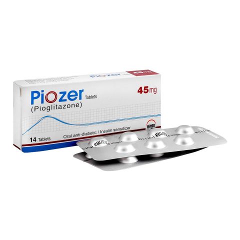 Hilton Pharma Piozer Tablet, 45mg, 14-Pack