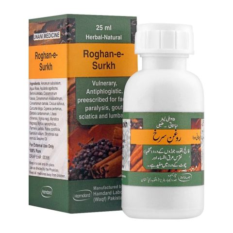 Hamdard Roghan-E-Surkh, 25ml