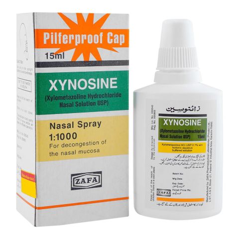 Zafa Pharmaceuticals Xynosine Nasal Spray, 15ml