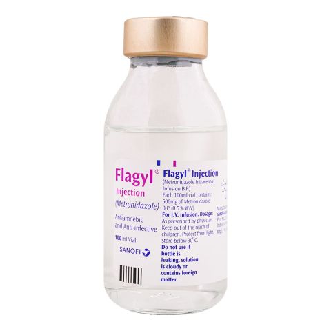 Sanofi-Aventis Flagyl Injection, 100ml Vial