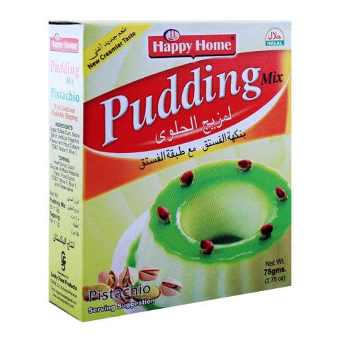 Happy Home Pista (Pistachio) Pudding Mix 60g