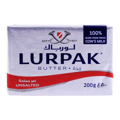 Lurpak Unsalted Butter 200g