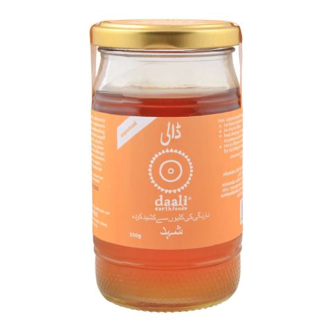 Daali Organic Citrus Honey, Unprocessed, 350g