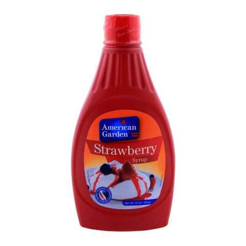 American Garden Strawberry Syrup 680g