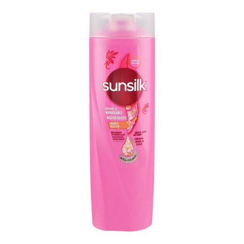 Sunsilk Smooth & Manageable Shampoo, For All Hair Types, 300ml