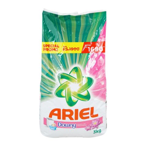 Ariel Downy Touch of Freshness Laundry Detergent Powder, 3kg