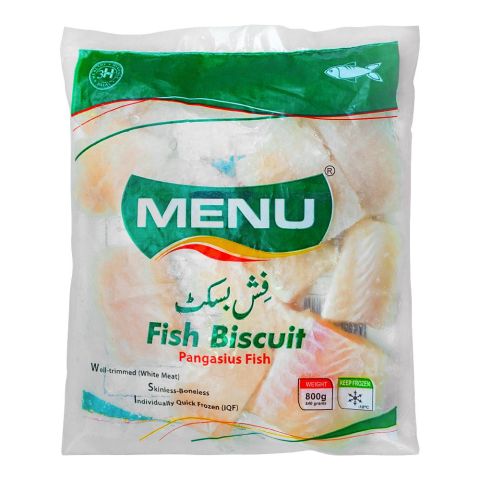 Menu Fish Biscuit, Pangasius Fish, 800g