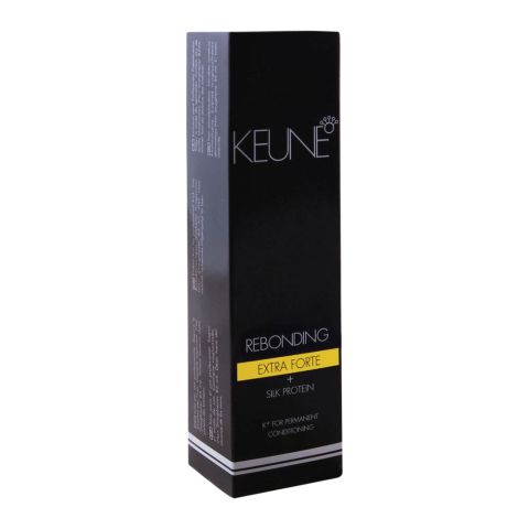 Keune Sleek & Shine Rebonding Extra Forte + Silk Protein Cream, With Fixing Balm, 85ml