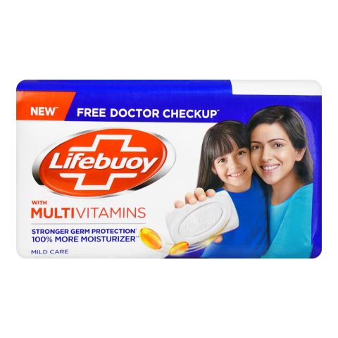 Lifebuoy Mild Care Blue Soap, 128g