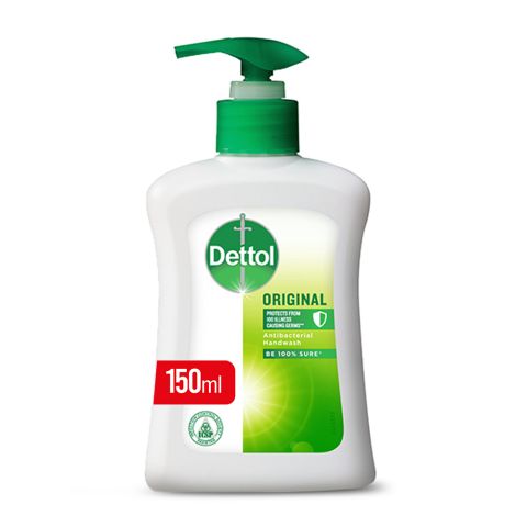 Dettol Original Antibacterial Hand Wash, Pump, 150ml