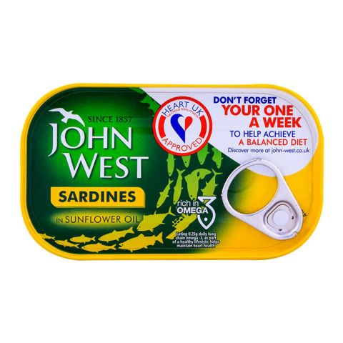 John West Sardines In Sunflower Oil 120g