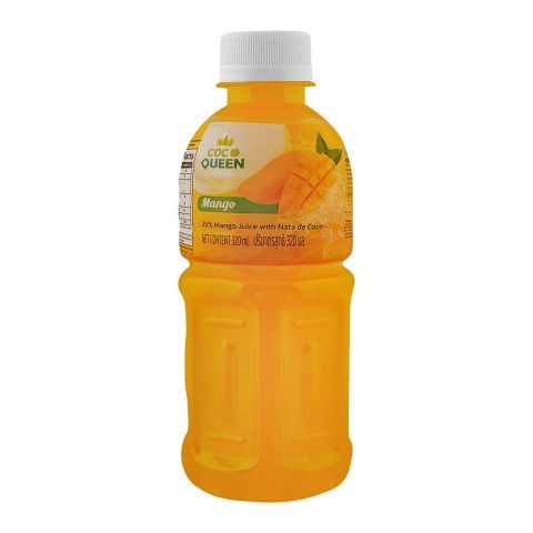 Coco Queen Nata De Coco Mango Juice, 320ml