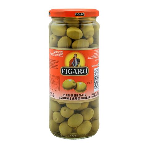 Figaro Plain Green Olives, 450g