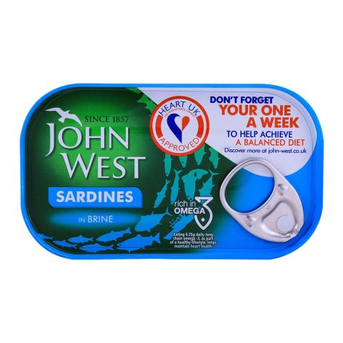 John West Sardines In Brine 120g