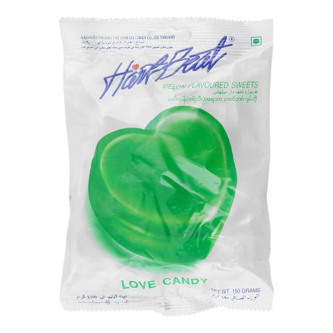 Heart Beat Melon Love Candy, 150g Pouch