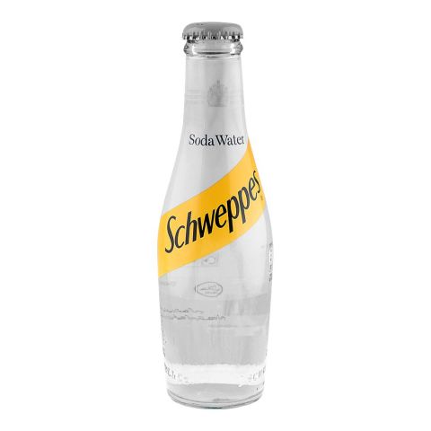 Schweppes Soda Water, 200ml Bottle