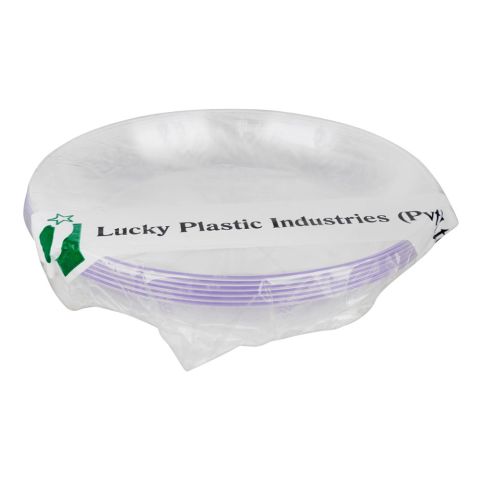 Disposable Plastic Paper Plate, Small