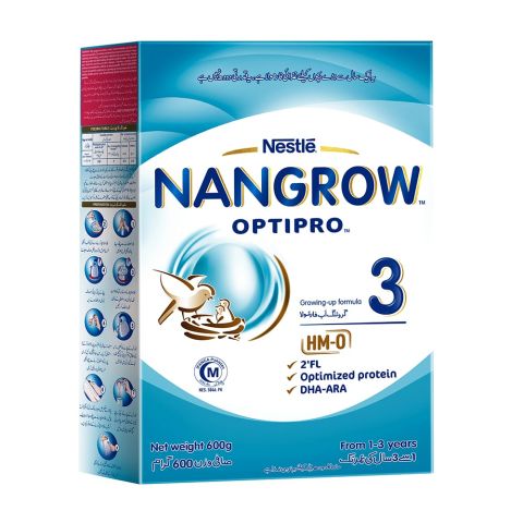 Nestle NAN Grow Optipro, Stage 3, Growing-Up Formula, 600g