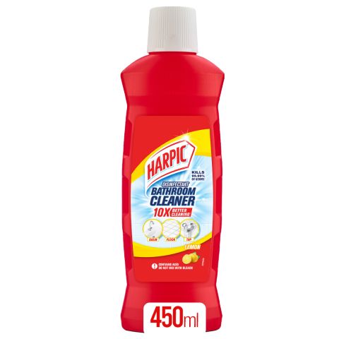 Harpic Bathroom Cleaner Lemon, 450ml