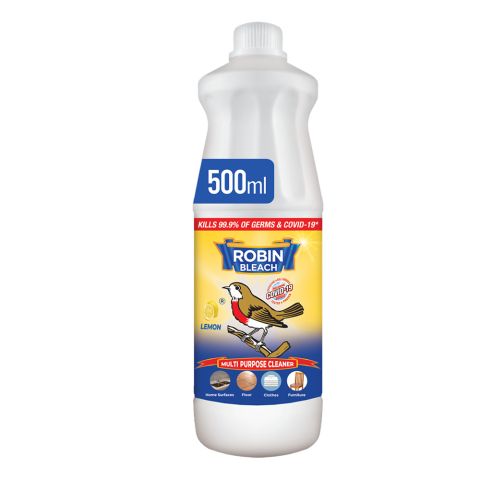 Robin Bleach Liquid Lemon Multi-Purpose Cleaner, 500ml