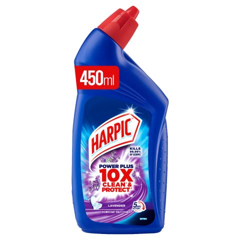 Harpic Power Plus Toilet Cleaner, Lavender, 450ml