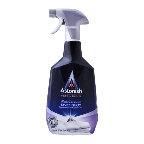 Astonish Starch Spray Trigger, Bluebell Meadows, 750ml