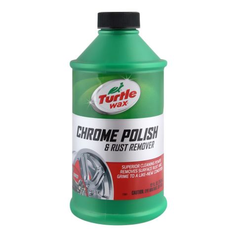 Turtle Wax Chrome Polish & Rust Remove, 355ml, T280