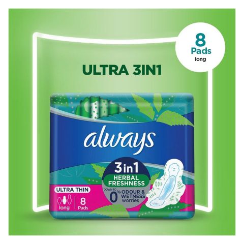 Always Ultra Long Gel Core 8 Pads