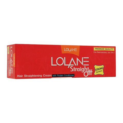 Lolane Straight Off Hair Straightening Cream, Strong Formula, Large