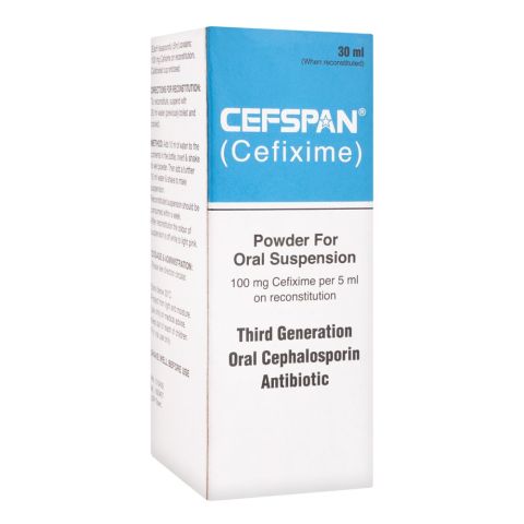 Barrett Hodgson Cefspan Syrup, 100mg/5ml, 30ml