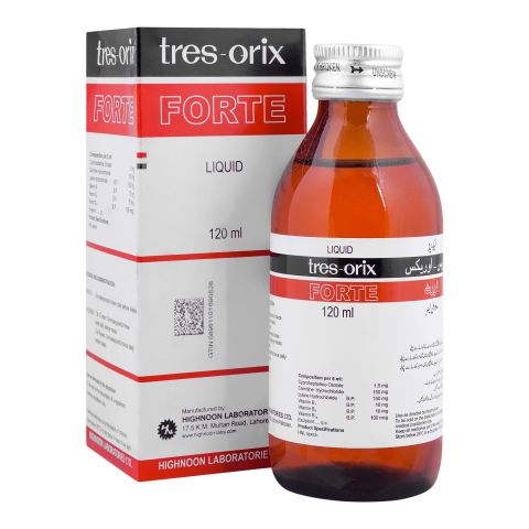 Highnoon Laboratories Tres Orix Forte Liquid, 120ml