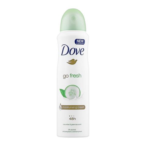 Dove Go Fresh Cucumber & Green Tea Scent Anti-Prespirant Deodorant Spray, 150ml