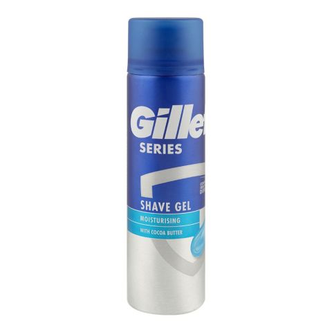 Gillette Series Moisturizing Shave Gel with Cocoa Butter, 200ml
