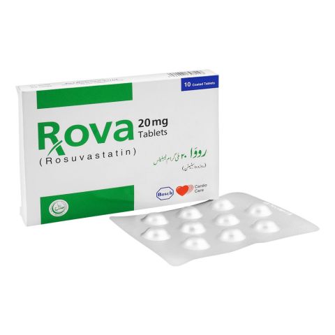 Bosch Pharmaceuticals Rova Tablet, 20mg, 10-Pack