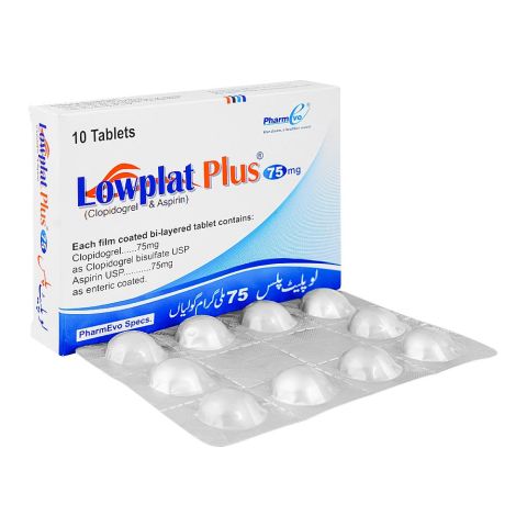 Lowplat Plus Tablets, 75mg