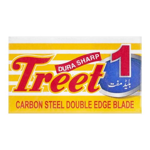 Treet Dura Sharp Carbon Steel Double Edge Blade, 11-Pack