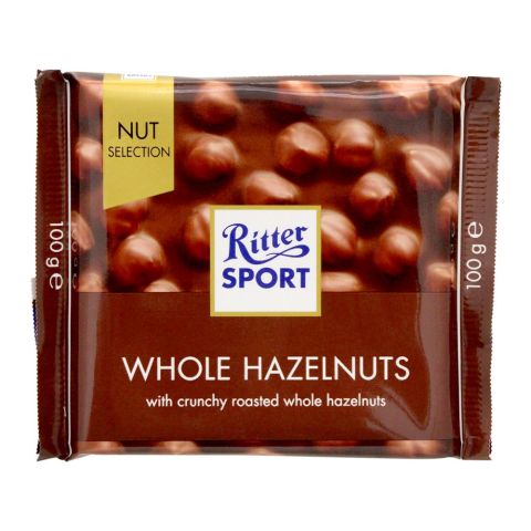 Ritter Sport Nut Selection Whole Hazelnuts Chocolate, 100g