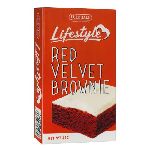 Euro Bake Lifestyle Red Velvet Brownie, 45g