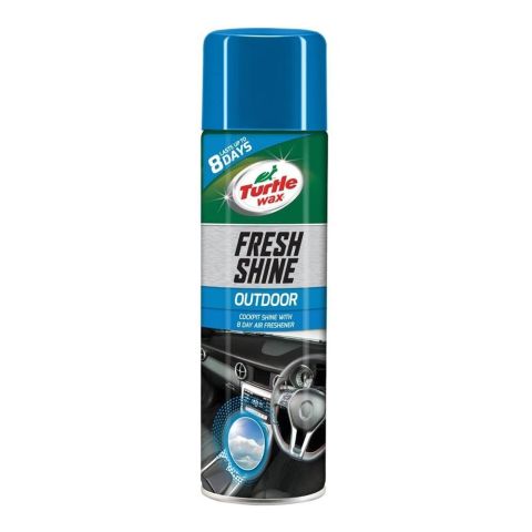 Turtle Wax Fresh Shine Outdoor, Cockpit Shine & Air Freshener, 500ml