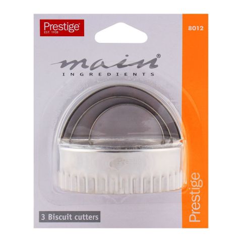 Prestige Biscuit Cutters 3'S - 8012