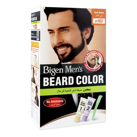 Bigen Men's Beard Colour, Dark Brown B103