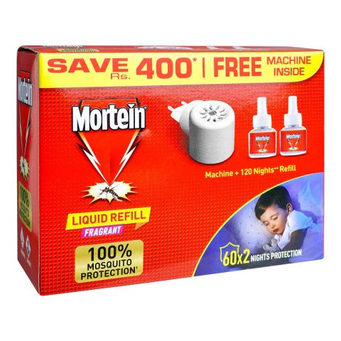 Mortein Fragrant Liquid Mosquito Machine, With Refill