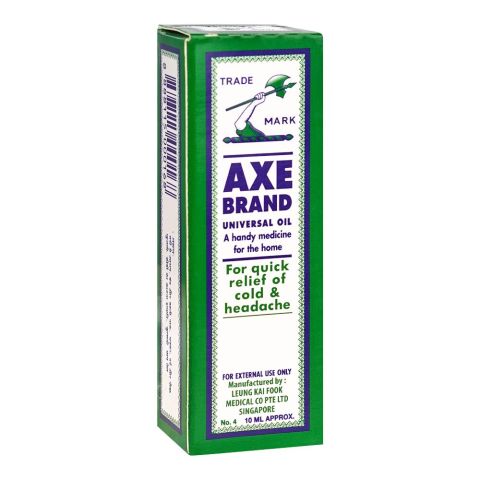 Axe Brand Universal Oil, For Quick Relief of Cold & Headache, 10ml