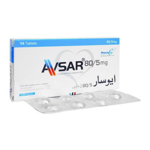 PharmEvo Avsar Tablet, 80/5mg, 14 Tablets